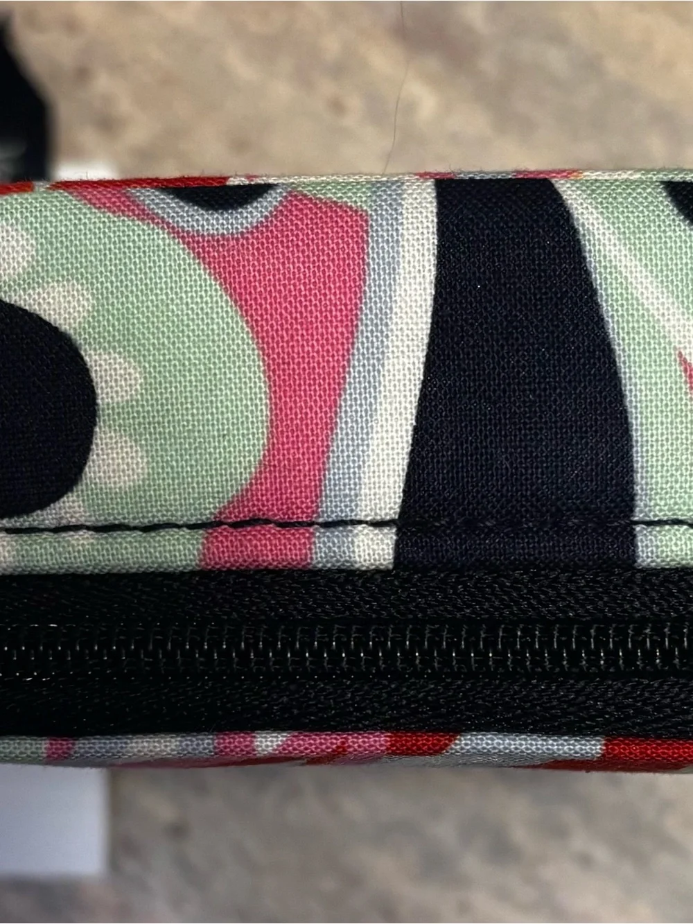 Vera Bradley Pink Red Navy Floral Travel Pill Case